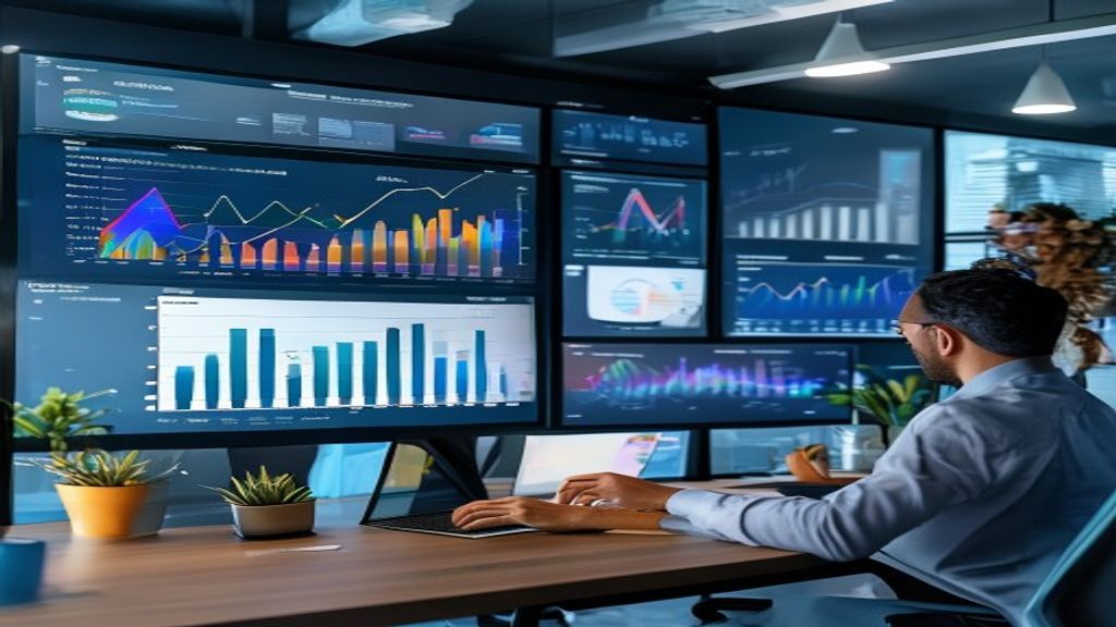 Business analytics dashboard